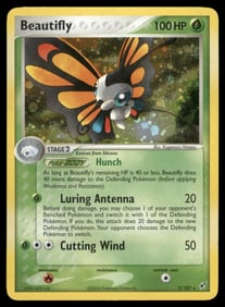 Beautifly Deoxys #2/107 Holo Pokemon Card