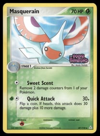 Masquerain Stamped Holon Phantoms #47/110 Holo Pokemon Card