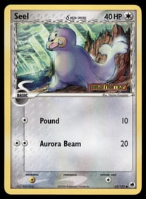 Seel (Delta Species) Stamped Dragon Frontiers #62/101 Holo Pokemon Card