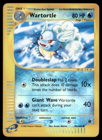 Wartortle Expedition #092/165 Holo Pokemon Card
