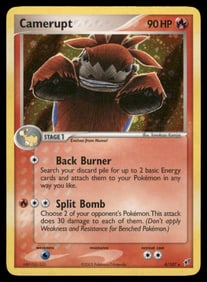 Camerupt Deoxys #4/107 Holo Pokemon Card