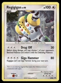 Regigigas Diamond and Pearl Promos #DP40 Holo Pokemon Card