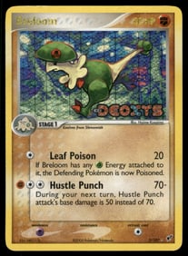 Breloom Stamped Deoxys #3/107 Holo Pokemon Card
