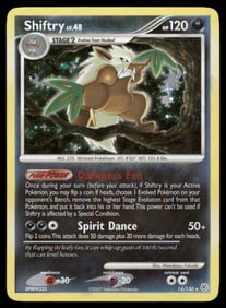 Shiftry Diamond and Pearl #14/130 Holo Pokemon Card