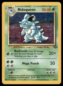 Nidoqueen (7) Jungle #07/64 Holo Pokemon Card