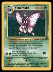 Venomoth (13) Jungle #13/64 Holo Pokemon Card