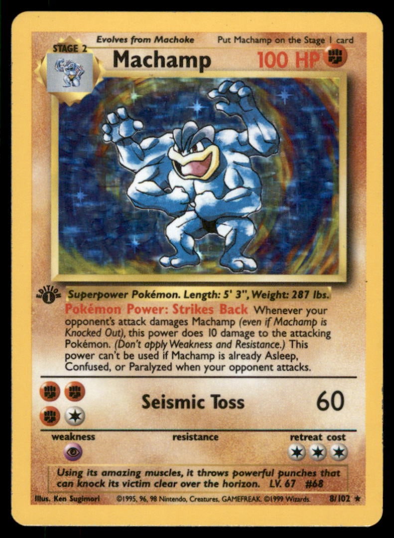 Machamp Deck Exclusives #008/102 Holo Pokemon Card: We offer combined shipping on multiple items. Buyers may also arrange their own shipping. LiveShipping is a separate and independent option for shipping that is NOT a part of the auction house or thei