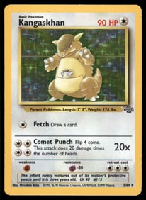 Kangaskhan (5) Jungle #05/64 Holo Pokemon Card
