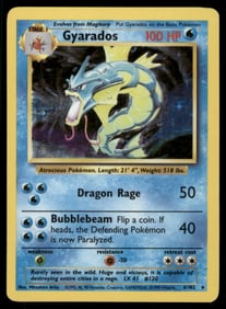 Gyarados Base Set #006/102 Holo Pokemon Card