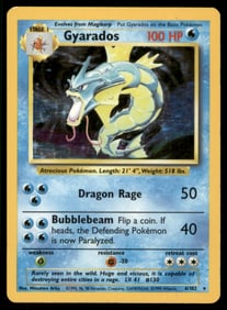 Gyarados Base Set #006/102 Holo Pokemon Card