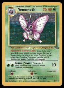 Venomoth (13) Jungle #13/64 Holo Pokemon Card