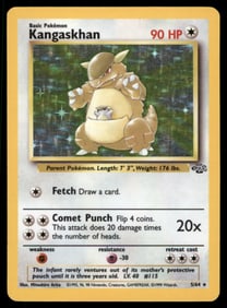 Kangaskhan (5) Jungle #05/64 Holo Pokemon Card