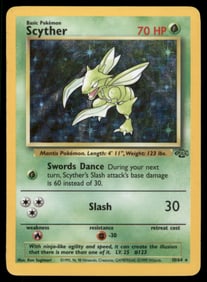 Scyther (10) Jungle #10/64 Holo Pokemon Card