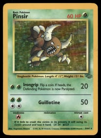 Pinsir (9) Jungle #09/64 Holo Pokemon Card