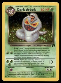 Dark Arbok (2) Team Rocket #02/82 Holo Pokemon Card