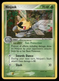 Ninjask Deoxys #13/107 Holo Pokemon Card