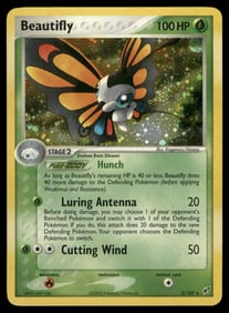 Beautifly Deoxys #2/107 Holo Pokemon Card