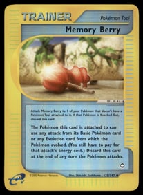 Memory Berry Aquapolis #128/147 Holo Pokemon Card