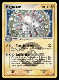 Magneton FireRed & LeafGreen #27/112 Holo Pokemon Card