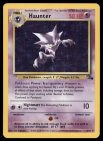 Haunter (6) Fossil #06/62 Holo Pokemon Card