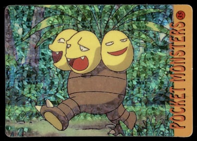 Exeggutor Holo Prism Sticker Japanese Pokemon Card Pocket Monsters