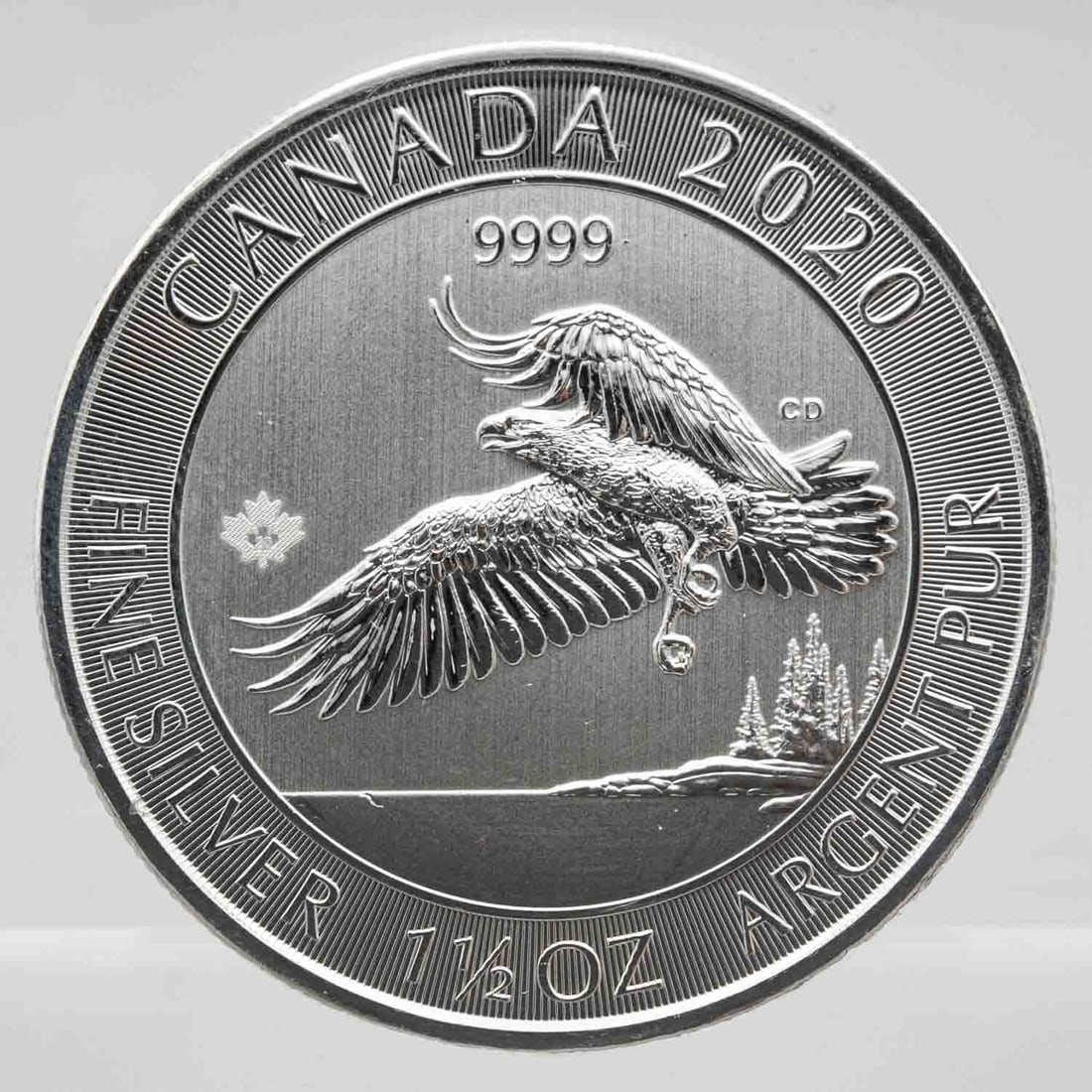 2014 Canada Arctic Fox 1.5oz Silver Coin (1 of 2)