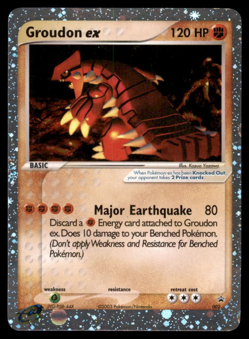Groudon ex Nintendo Promos #002 Holo Pokemon Card: We offer combined shipping on multiple items. Buyers may also arrange their own shipping. LiveShipping is a separate and independent option for shipping that is NOT a part of the auction house or thei
