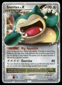 Snorlax Lv.X Rising Rivals #111/111 Holo Pokemon Card