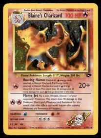 Blaine's Charizard Gym Challenge #002/132 Holo Pokemon Card