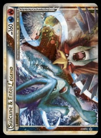 Suicune & Entei Legend (Top) Unleashed #94/95 Holo Pokemon Card