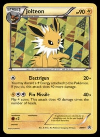 Jolteon Black and White Promos #BW91 Holo Pokemon Card