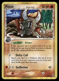 Pinsir (Delta Species) Dragon Frontiers #9/101 Holo Pokemon Card
