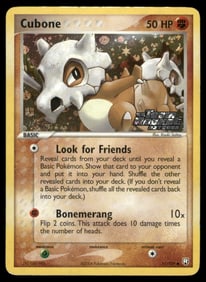 Cubone Stamped Team Rocket Returns #51/109 Holo Pokemon Card