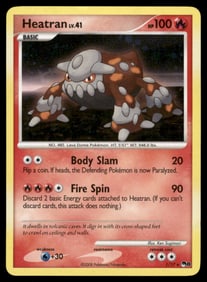 Heatran POP Series 8 #001/017 Holo Pokemon Card