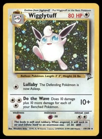 Wigglytuff Base Set 2 #019/130 Holo Pokemon Card