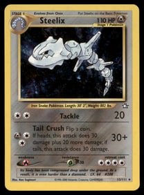 Steelix Neo Genesis #015/111 Holo Pokemon Card