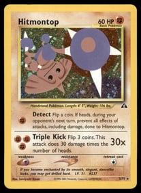 Hitmontop (3) Neo Discovery #03/75 Holo Pokemon Card