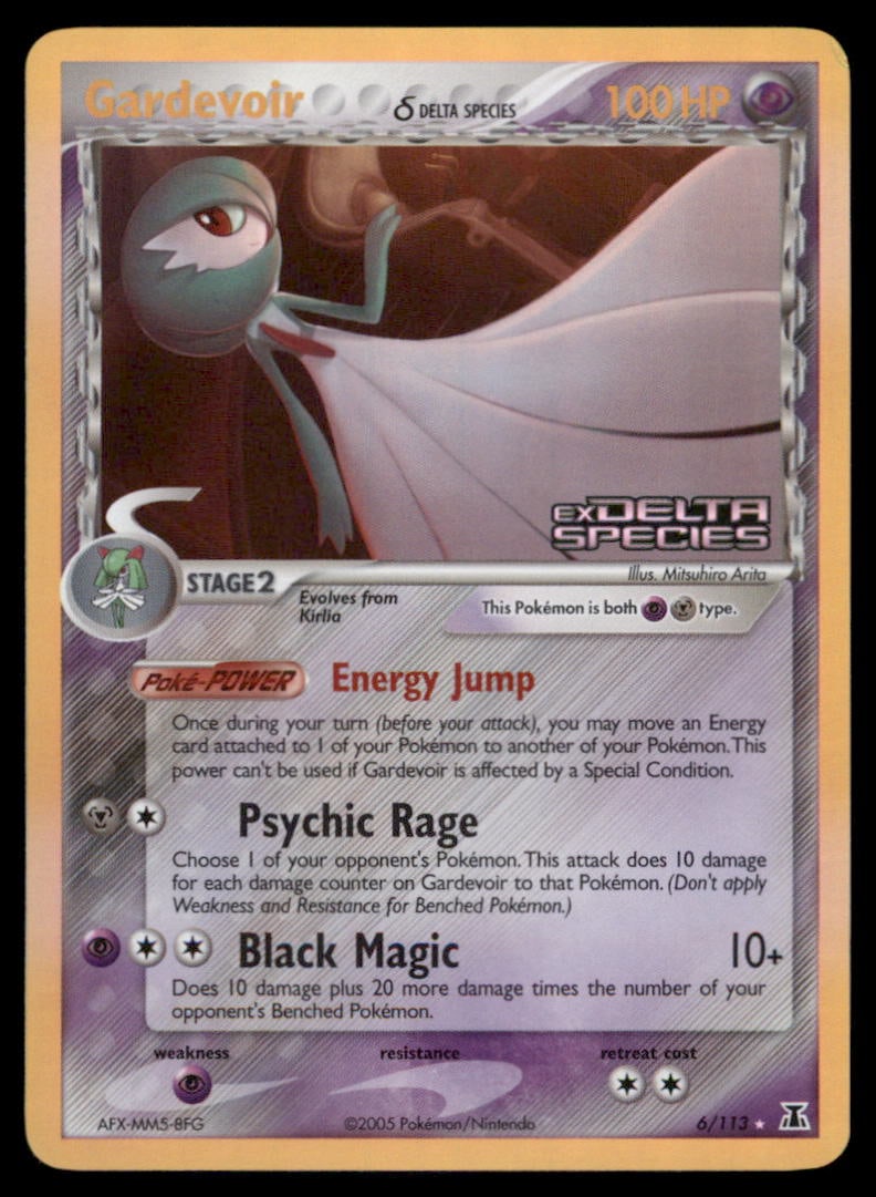 Gardevoir Stamped (Delta Species) Delta Species #6/113 Holo Pokemon Card: We offer combined shipping on multiple items. Buyers may also arrange their own shipping. LiveShipping is a separate and independent option for shipping that is NOT a part of the auction house or thei