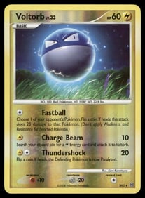 Voltorb (Shiny) Stormfront #SH3 Holo Pokemon Card
