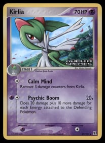 Kirlia Stamped Delta Species #47/113 Holo Pokemon Card