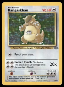 Kangaskhan (5) Jungle #05/64 Holo Pokemon Card
