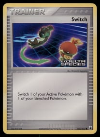 Switch Stamped Ruby and Sapphire #92/109 Holo Pokemon Card