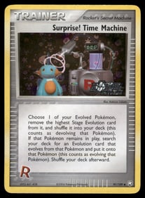 Surprise! Time Machine Stamped Team Rocket Returns #91/109 Holo Pokemon Card