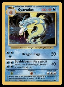 Gyarados Base Set #006/102 Holo Pokemon Card