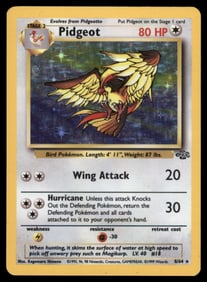 Pidgeot (8) Jungle #08/64 Holo Pokemon Card