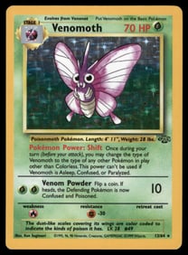 Venomoth (13) Jungle #13/64 Holo Pokemon Card