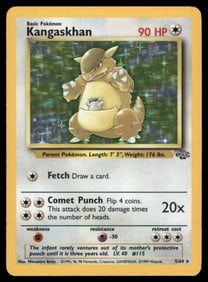 Kangaskhan (5) Jungle #05/64 Holo Pokemon Card