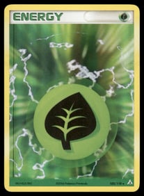 Grass Energy Holon Phantoms #105/110 Holo Pokemon Card