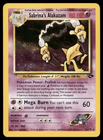 Sabrina's Alakazam Gym Challenge #016/132 Holo Pokemon Card