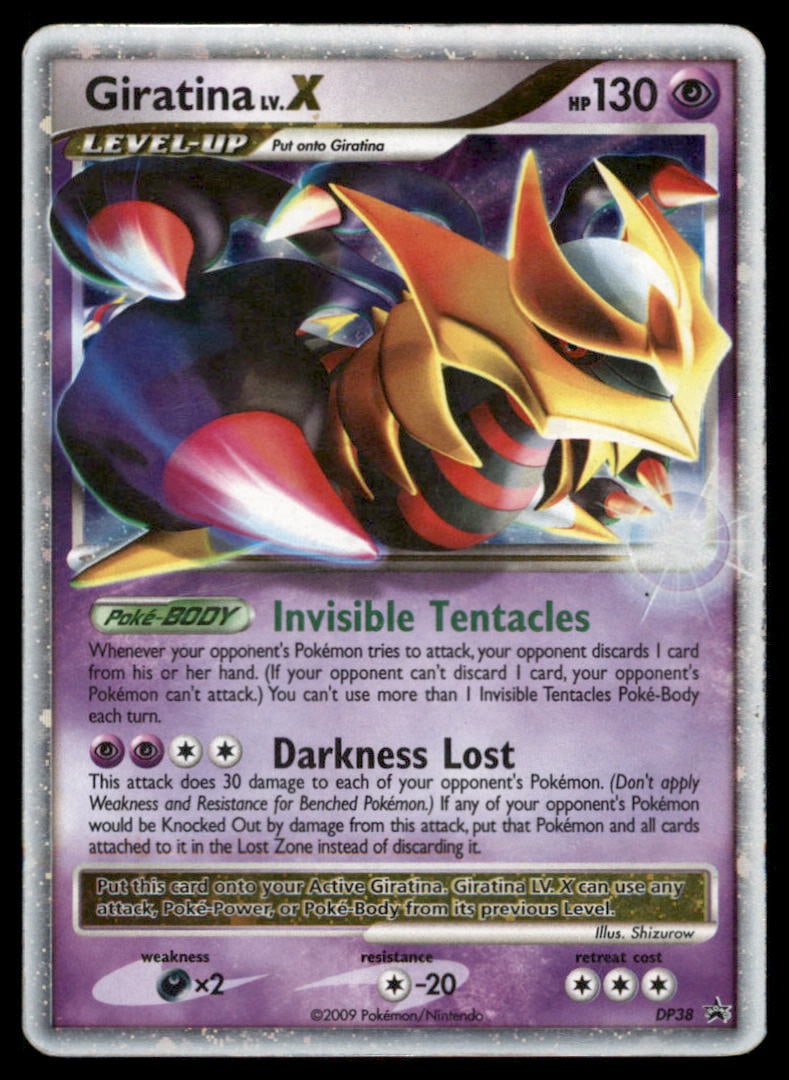 Giratina LV.X Diamond and Pearl Promos #DP38 Holo Pokemon Card (1 of 2)